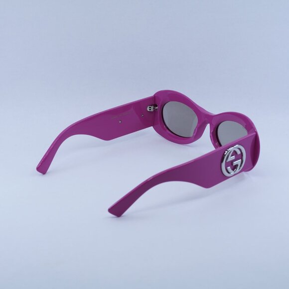 Gucci GG1696S 004 Sunglasses Fuchsia Frame, Grey Lenses - Lowest Price! main image 9